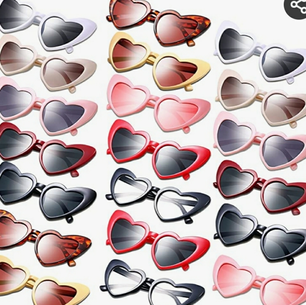 Retro Heart Shaped Sunglasses